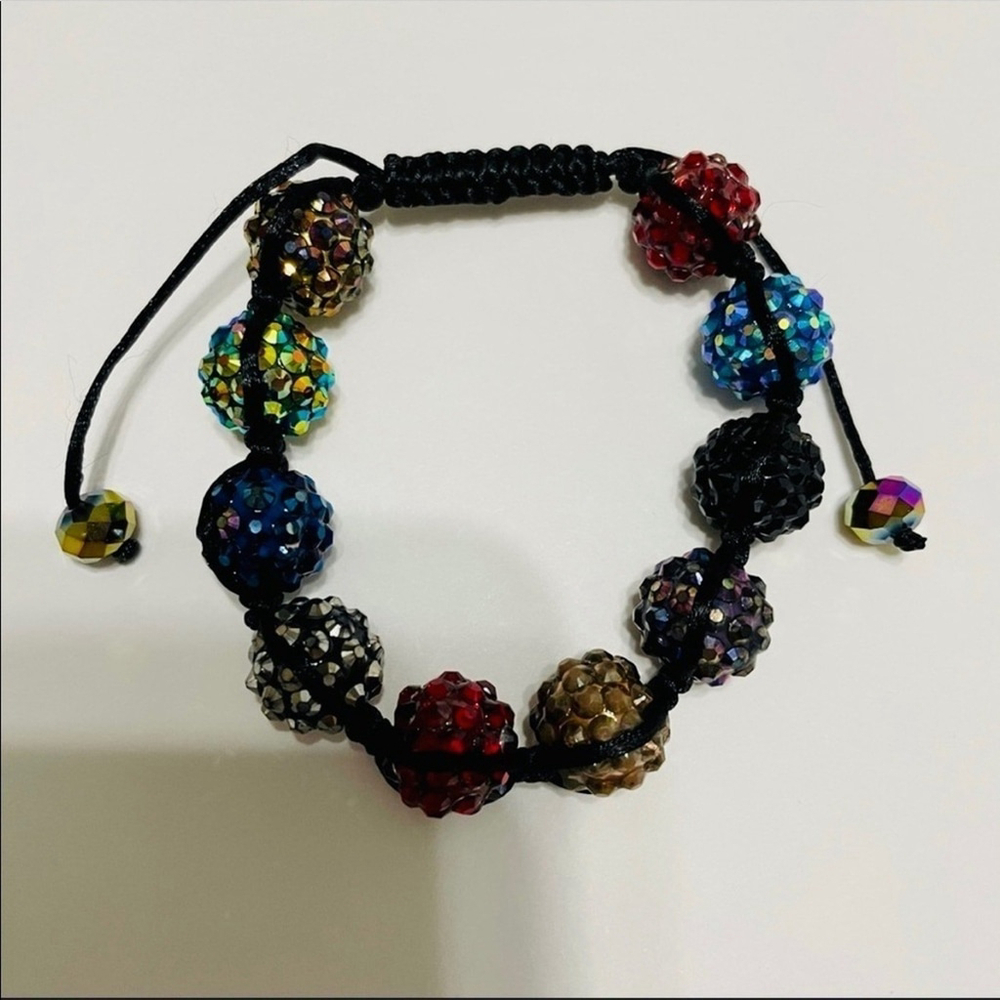 Multicolored Adjustable Fashion Bracelet - Picture 3 of 9